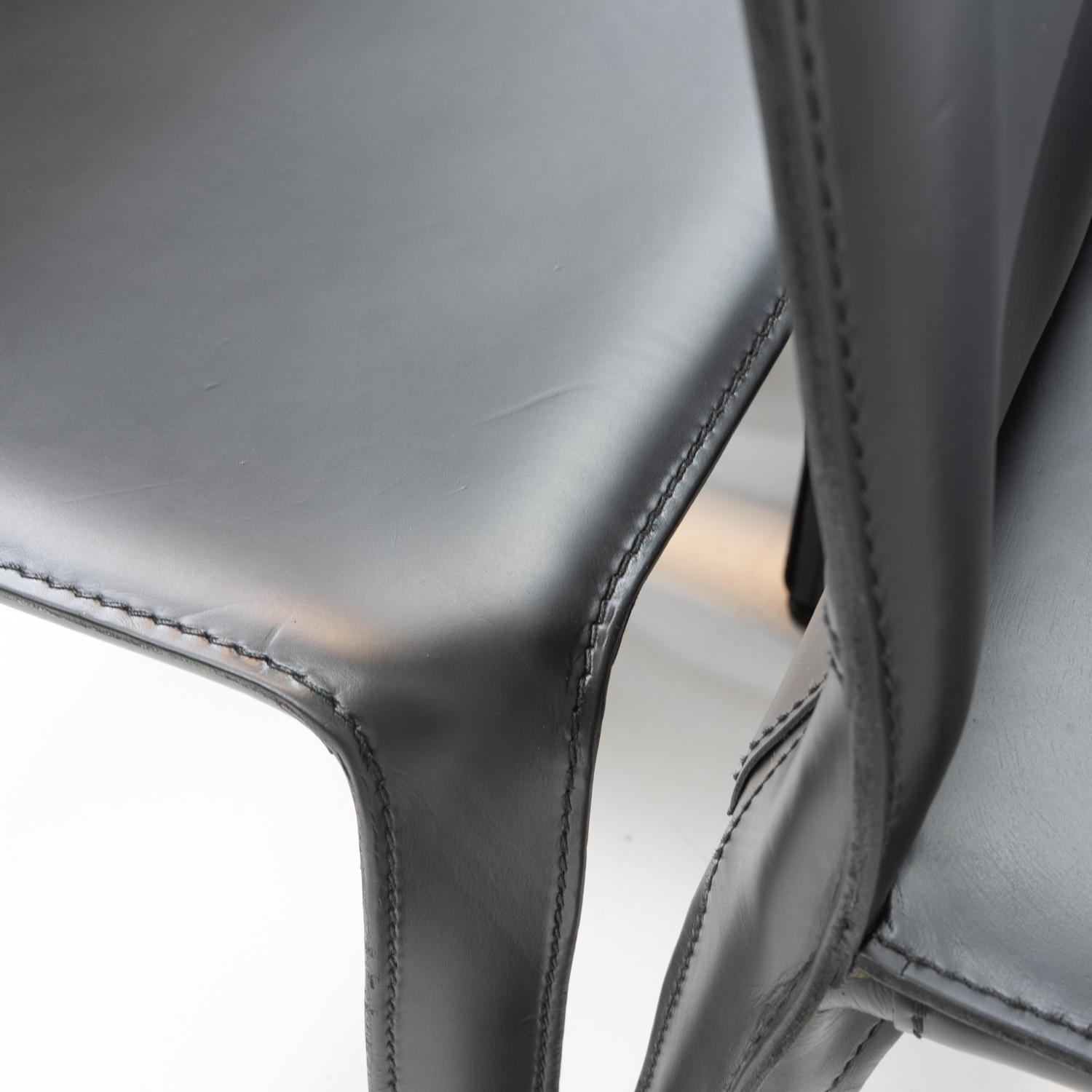 Mario Bellini pour Cassina CAB 412, lot de 10, années 1990 en vente 7