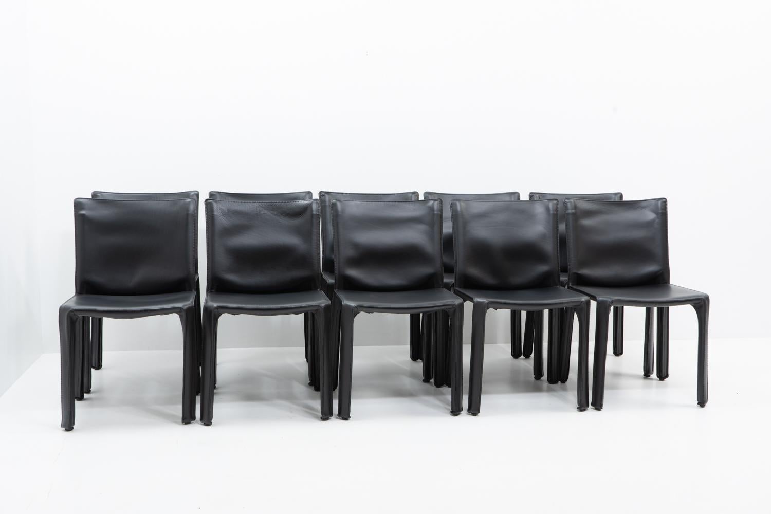 Mario Bellini pour Cassina CAB 412, lot de 10, années 1990 en vente 1