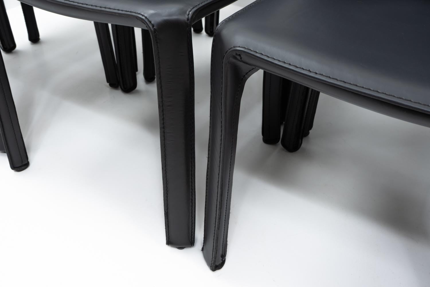 Mario Bellini pour Cassina CAB 412, lot de 10, années 1990 en vente 2