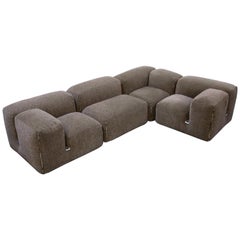 Mario Bellini for Cassina 'Le Mura' Modular Four-Piece Sectional Sofa, Signed