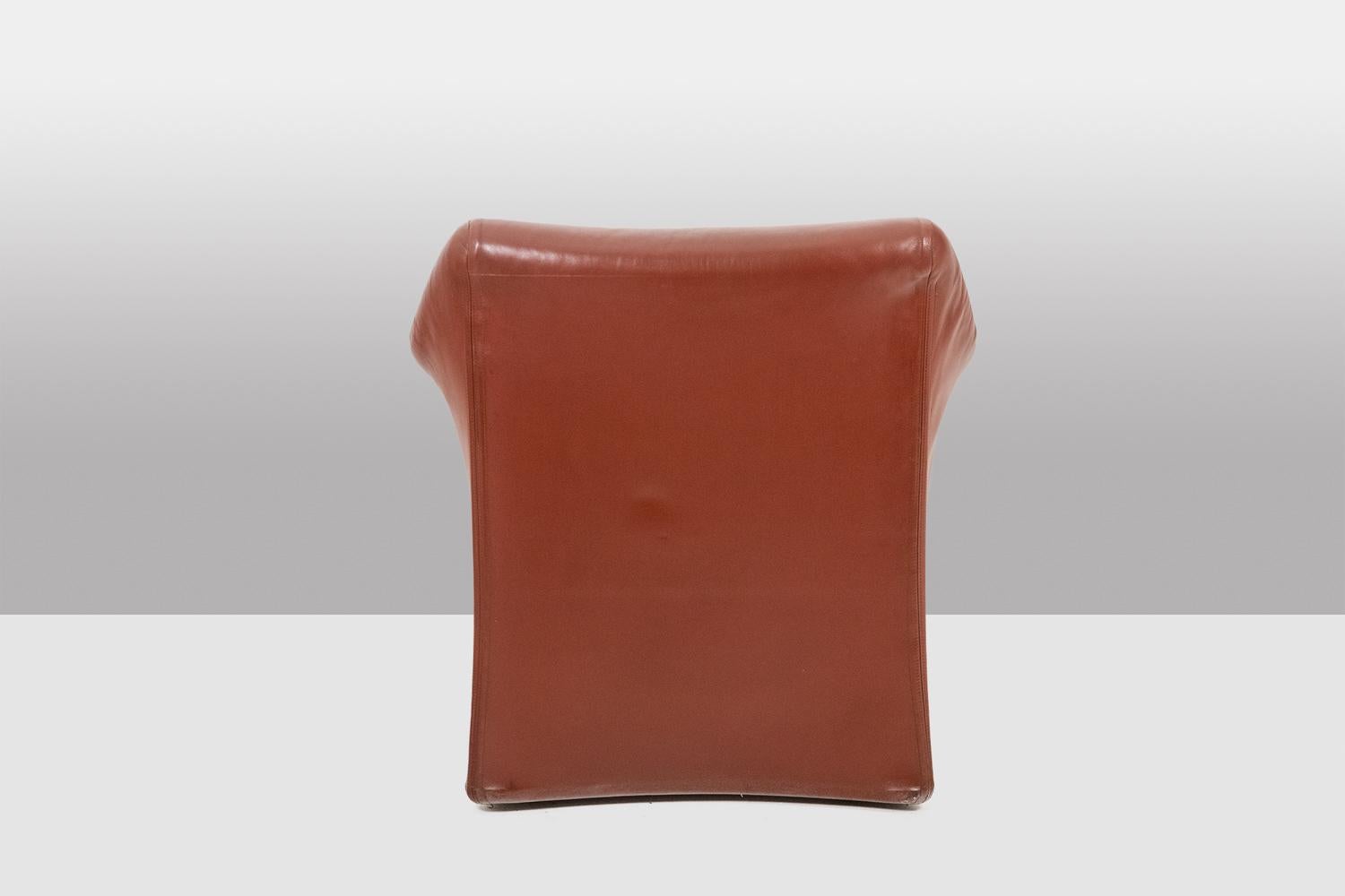 19th Century Mario Bellini for Cassina. Pair of “Tentazione” armchairs. 1960s.