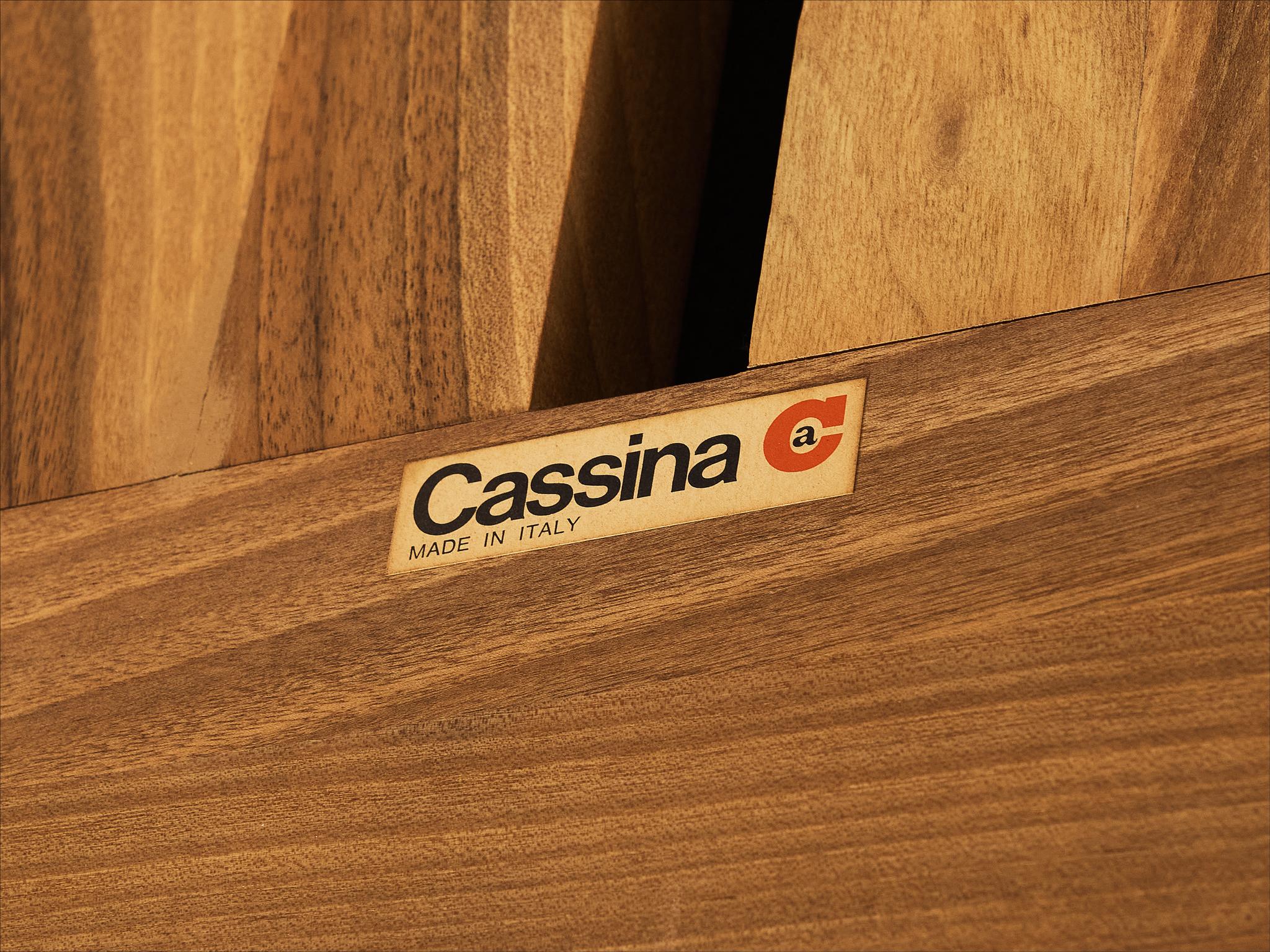 Mario Bellini für Cassina 'Pianura' Loungesessel aus Nussbaum im Angebot 3
