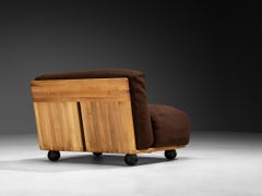 Mario Bellini für Cassina 'Pianura' Loungesessel aus Nussbaum