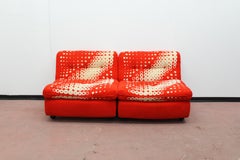 20th Century Modern Design Amanta Armchairs Mario Bellini for C&B  Italy 60s