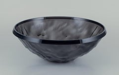 Mario Bellini for Kartell. Large "Moon" bowl in smoke-colored plastic