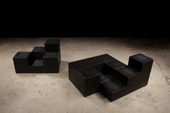Mario Bellini, Gli Scacchi, 5 elements, Table / Seating for C&B Italia 1971