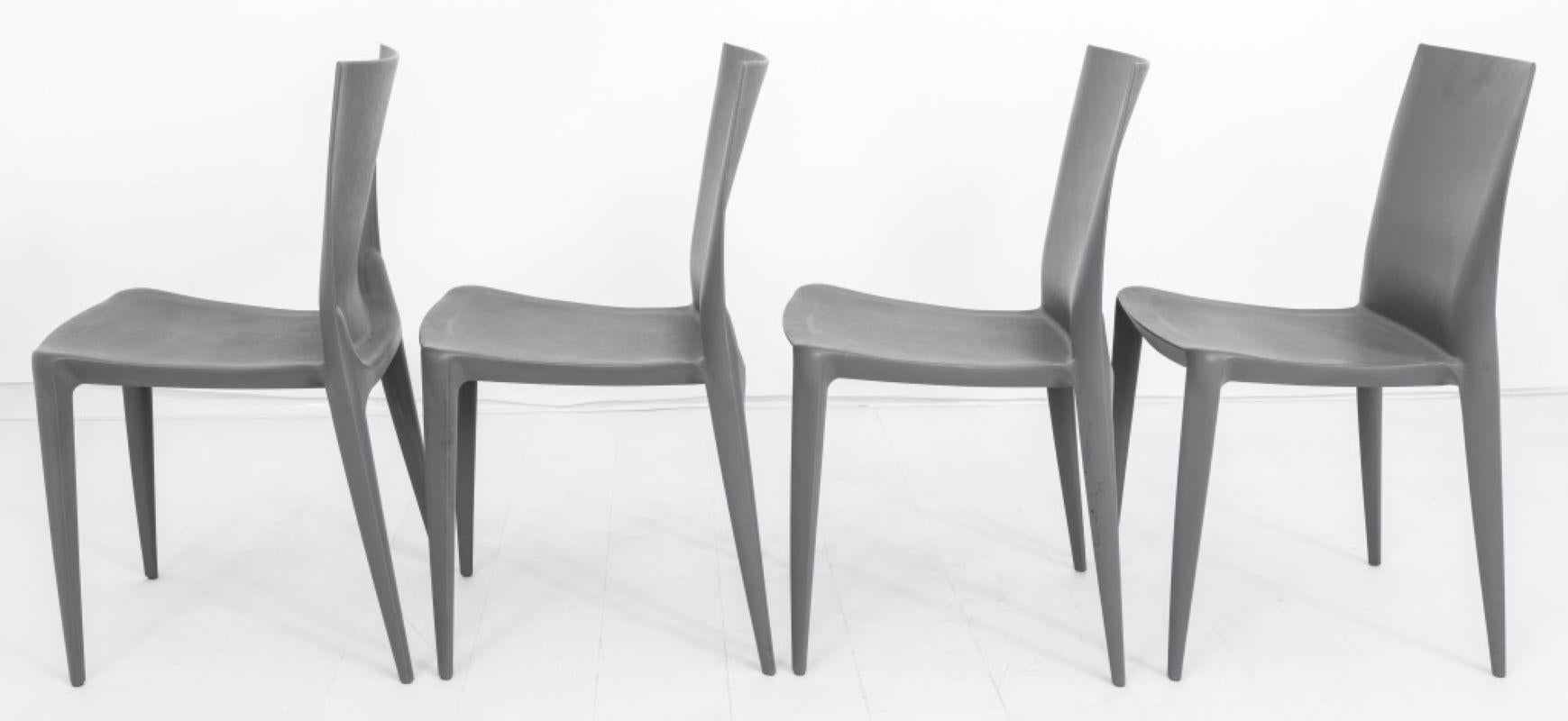 Mid-Century Modern Mario Bellini Heller Postmodern Dining Chairs, Set of Four
