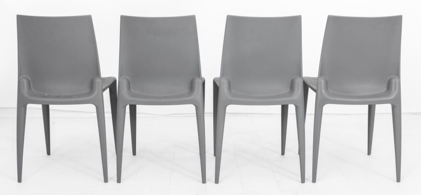 Mario Bellini Heller Postmodern Dining Chairs, Set of Four In Good Condition In New York, NY