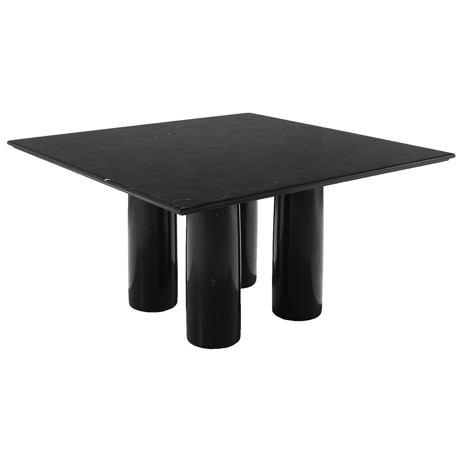 Mario Bellini 'Il Colonnato' Black Marble Dining Table