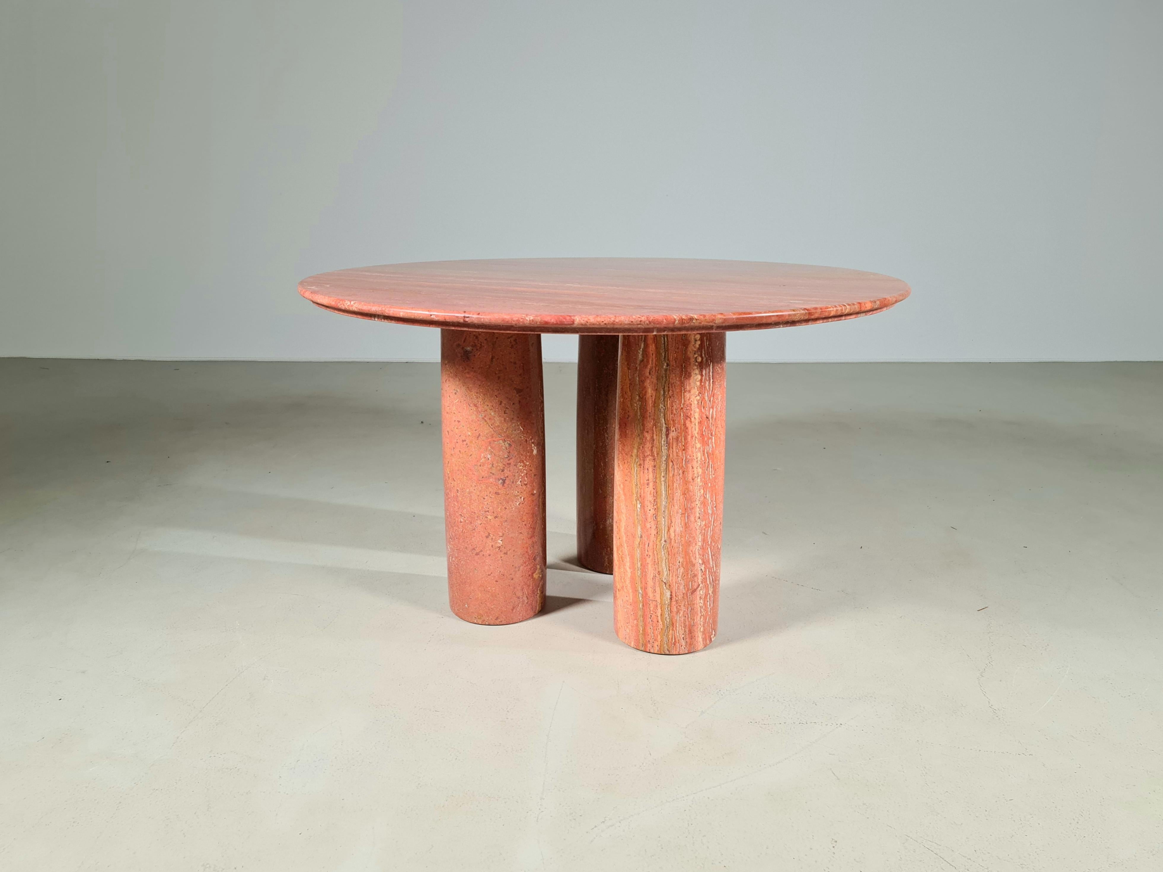 Mid-Century Modern Mario Bellini Il Colonnato Marble Table Cassina, Italy, 1970