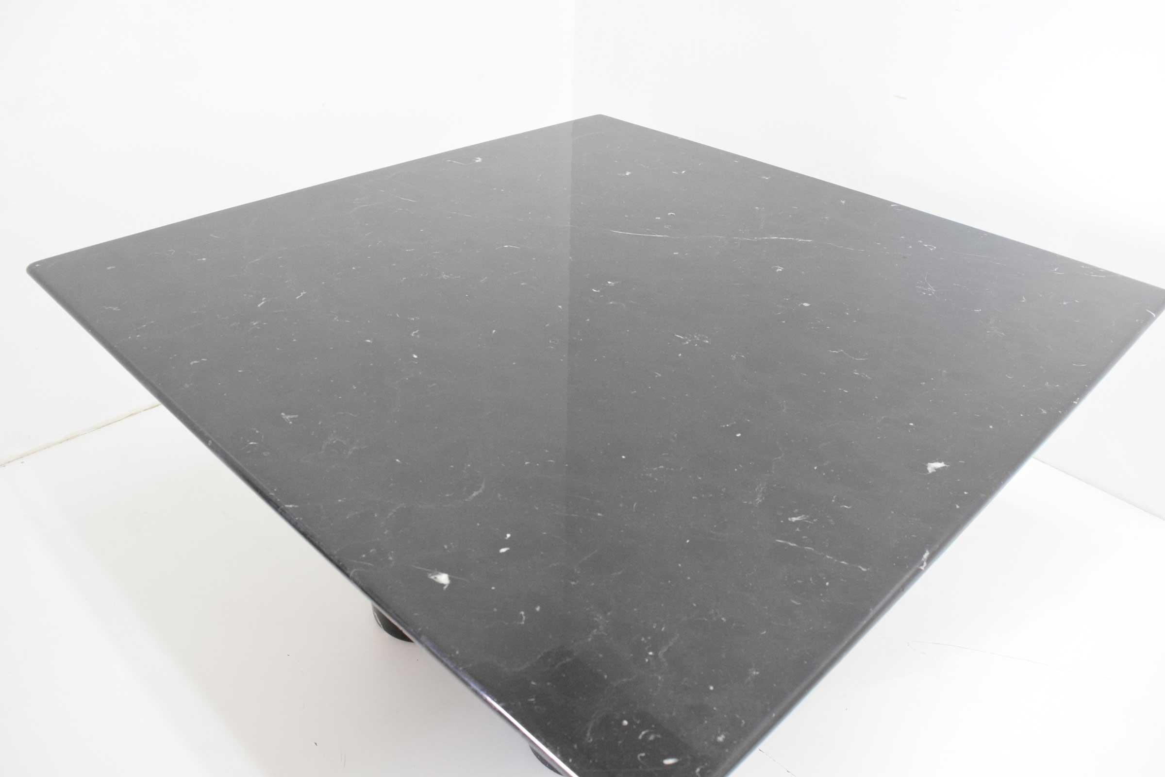 20th Century Mario Bellini Il Colonnato Black Marble Table