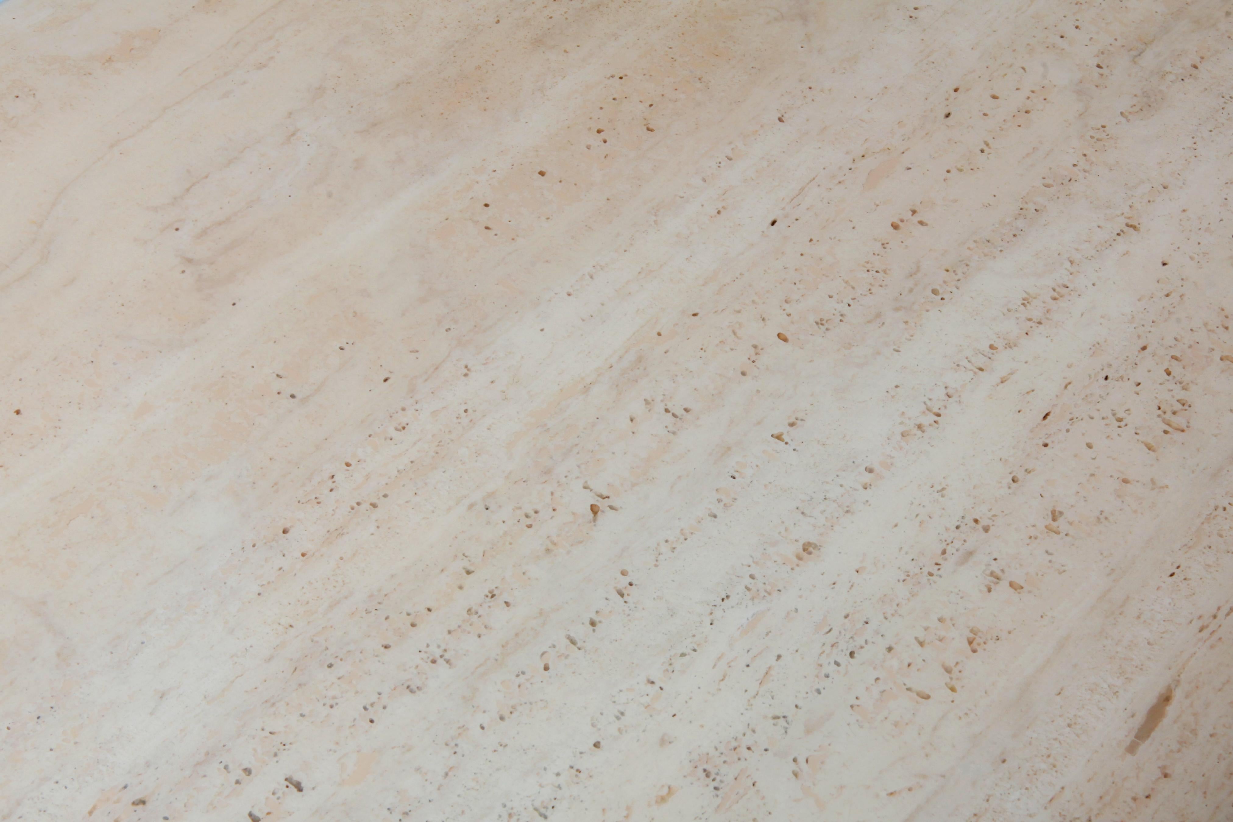 Mario Bellini 'il colonnato' Travertine Dining Table 8