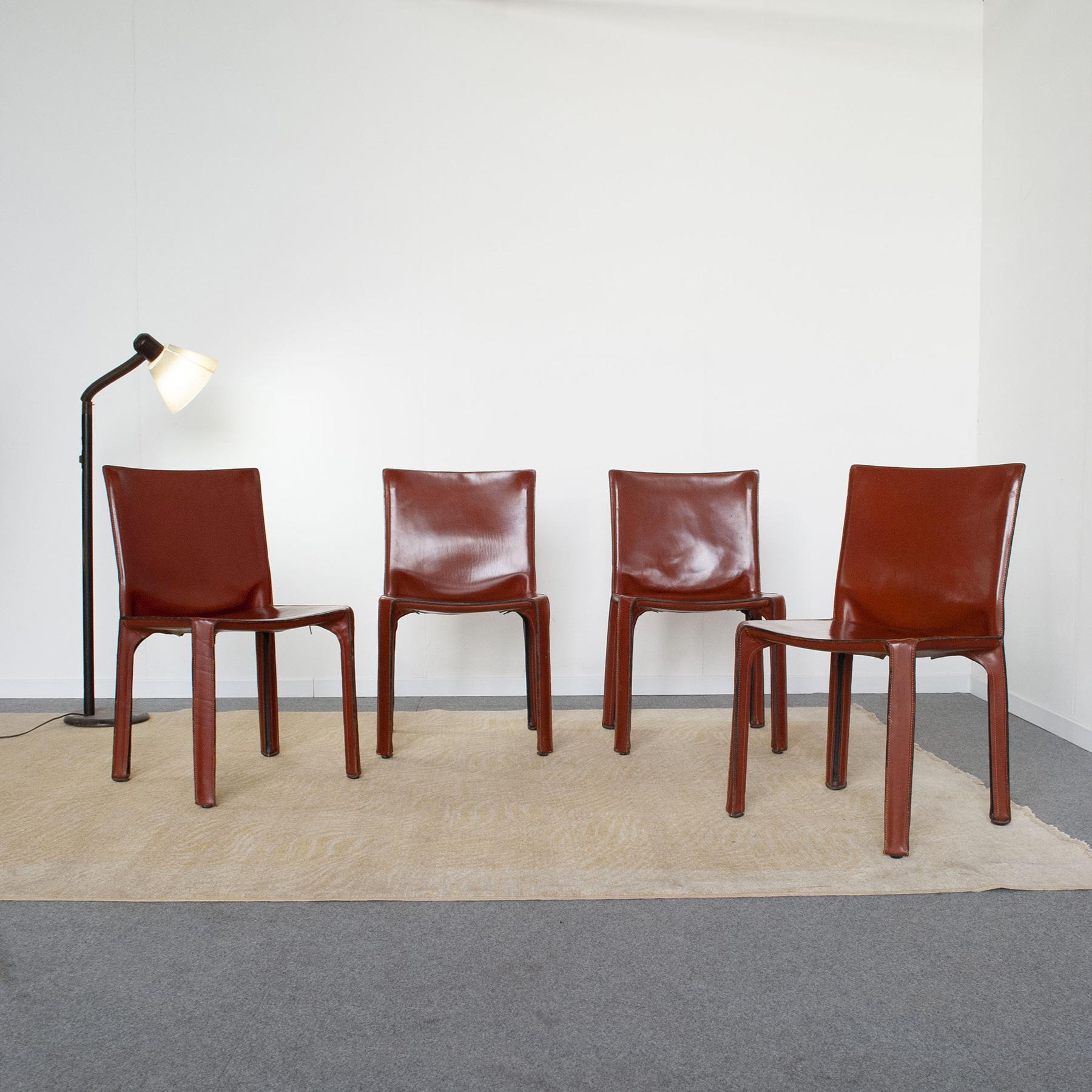 Late 20th Century Mario Bellini Italian Mid Century Chairs for Cassina Mid 70's