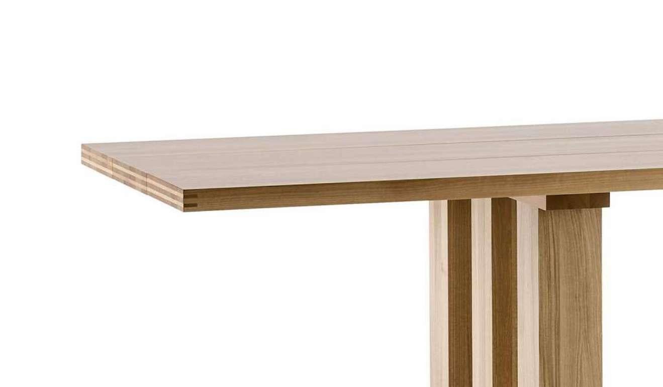 Italian Mario Bellini La Basilica Dining Table in Ash Wood for Cassina, new For Sale
