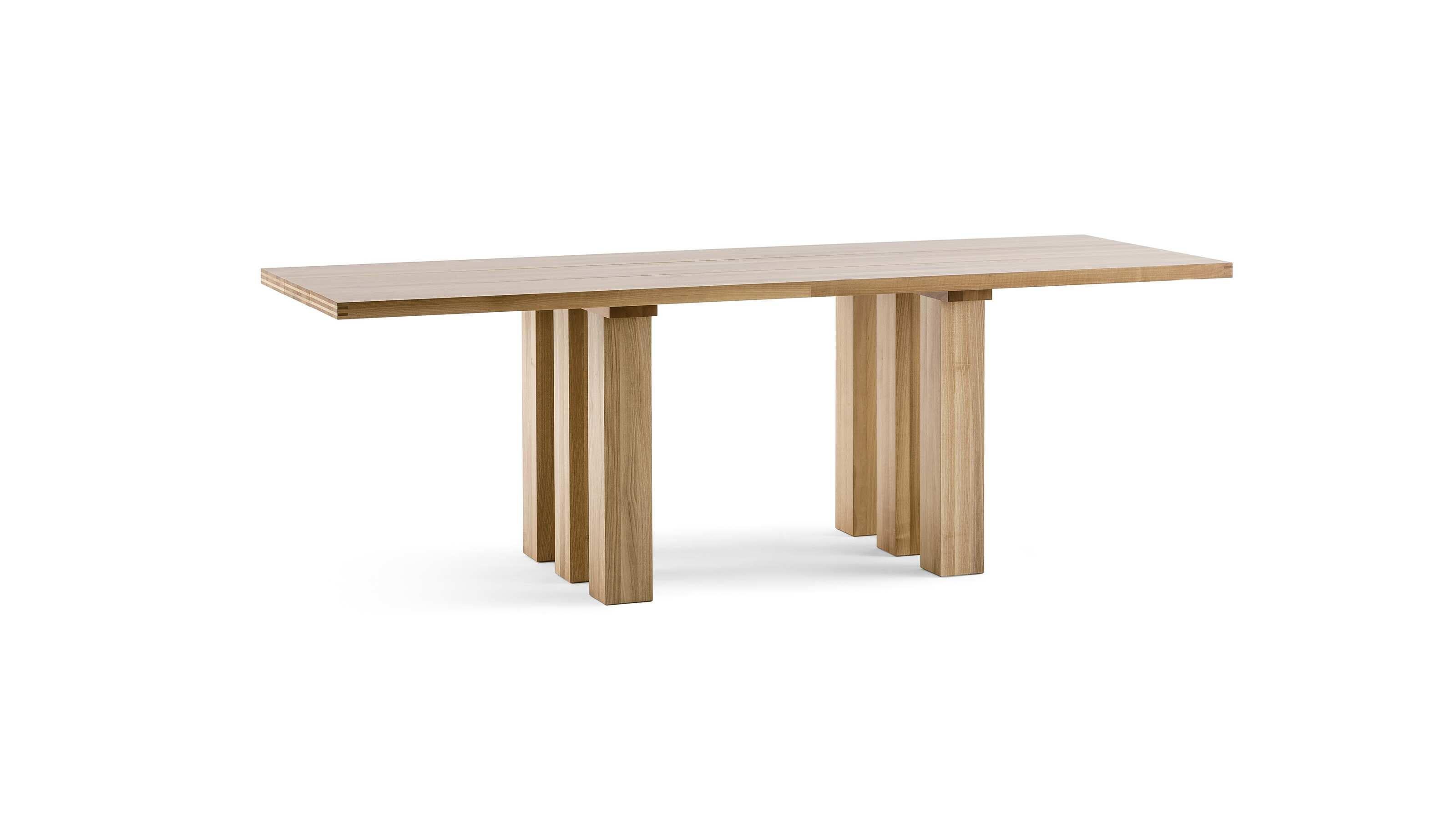 Mario Bellini La Basilica Table For Cassina 

A designer table with an expressive name and exemplary construction, and a solid linear shape that reflects the new design language developed by Mario Bellini in the 1970s.

Part of a series designed in