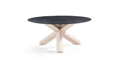 Mario Bellini La Rotonda Dining or Coffee Table in Wood Marble for Cassina