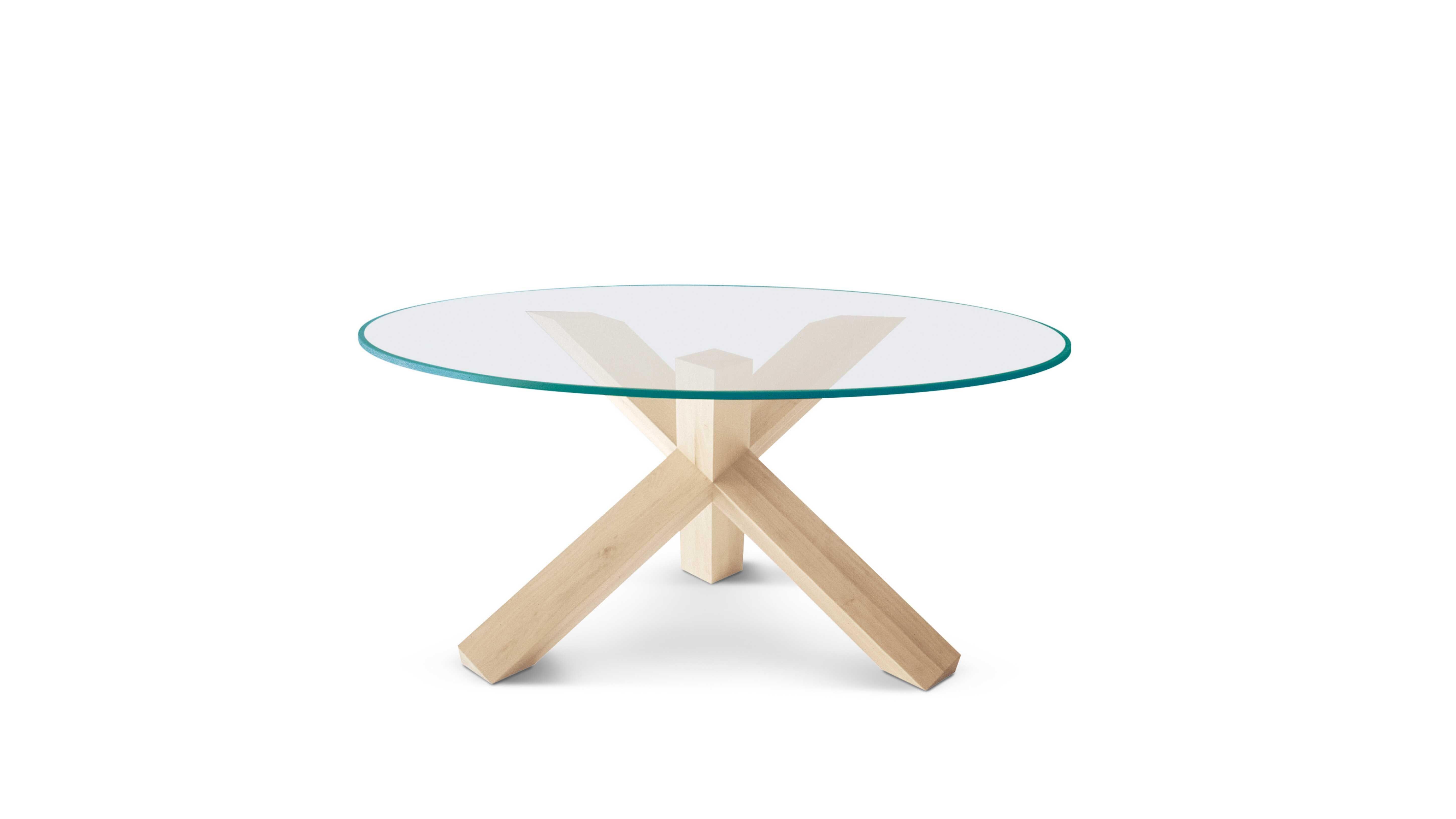 Contemporary Mario Bellini La Rotonda Dining or Coffee Table in Wood Marble for Cassina  For Sale