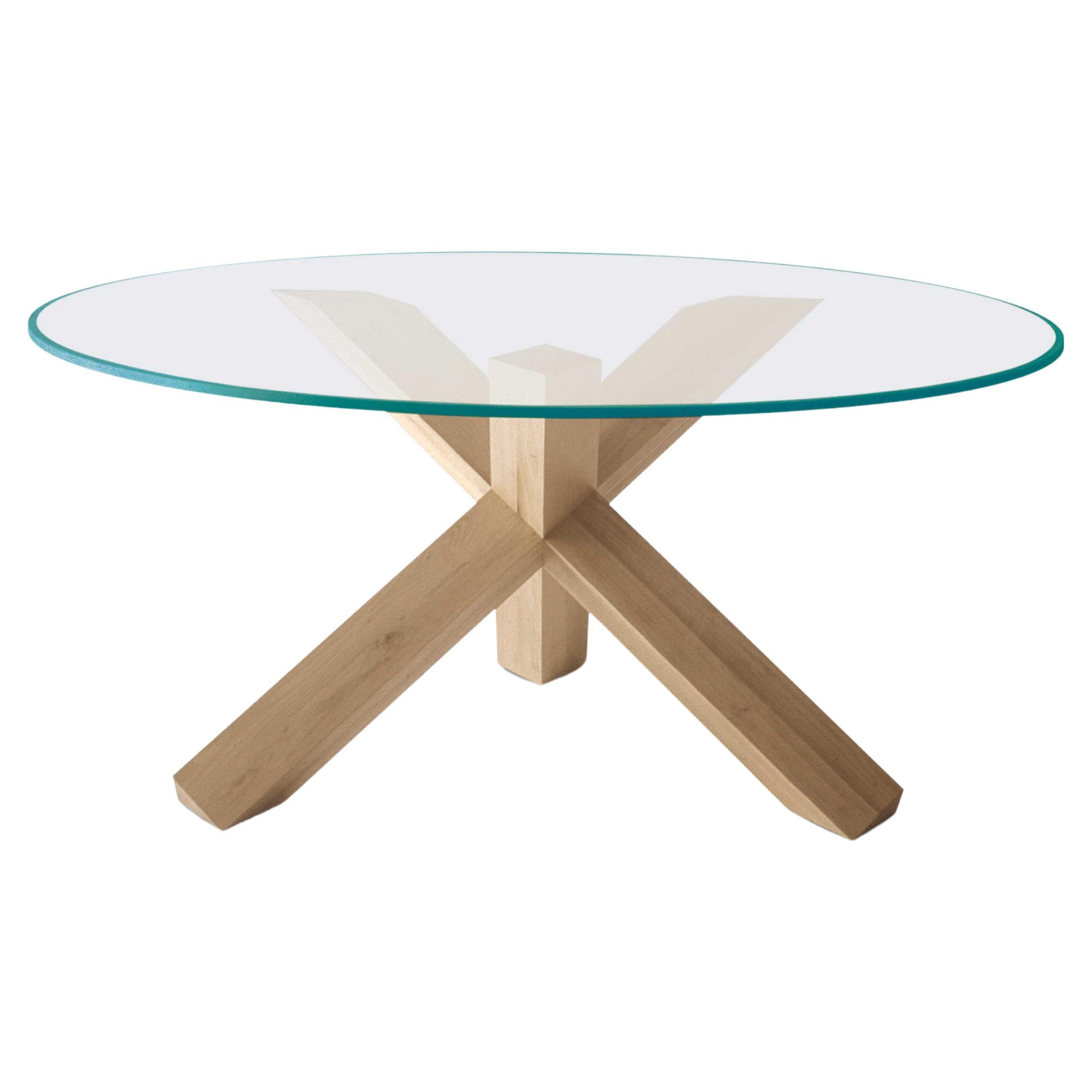 Mario Bellini La Rotonda Dining or Coffee Table in Wood Marble for Cassina 