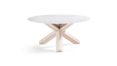 Mario Bellini La Rotonda Table, Wood & Glass, Mid-Century Modern