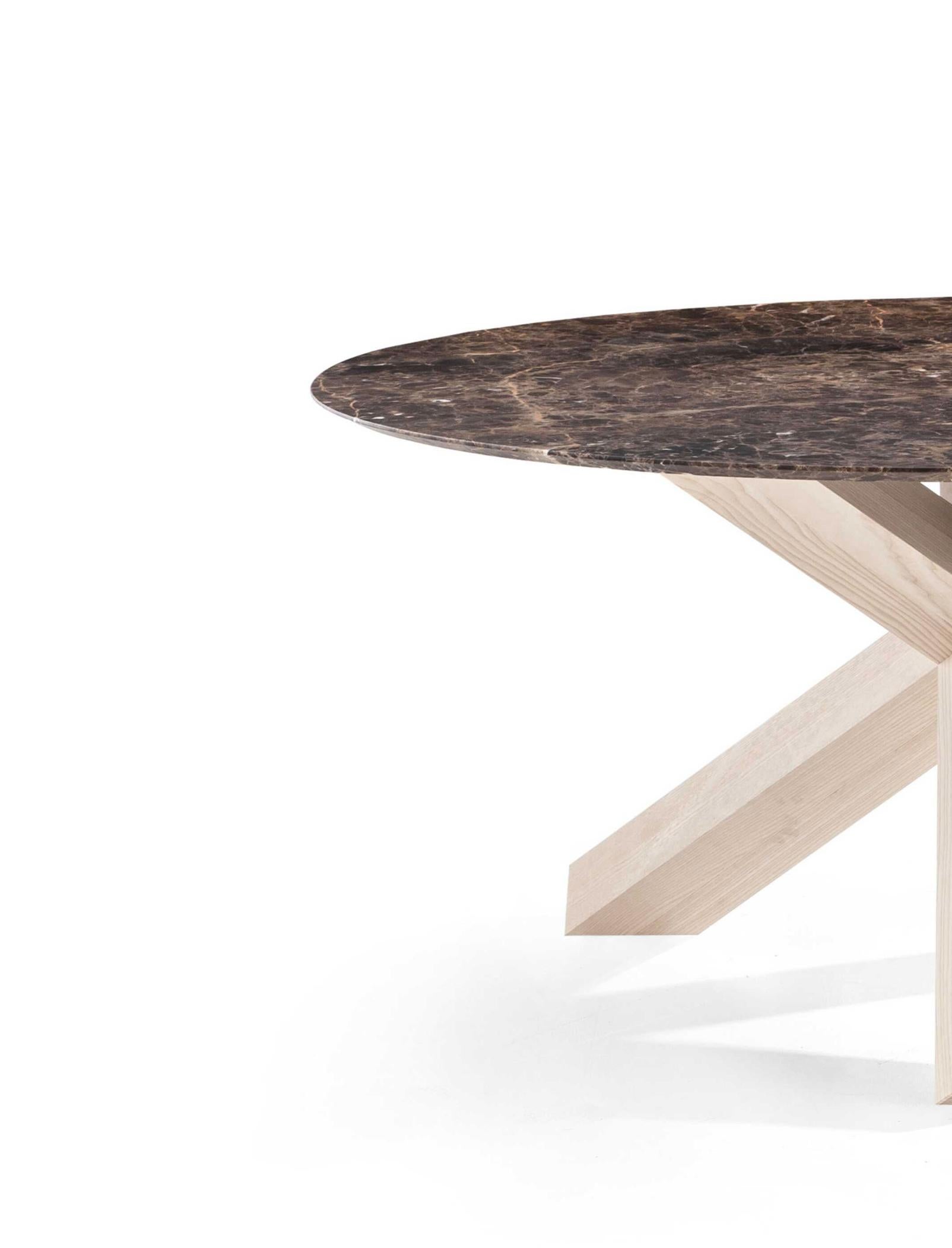 Wood Mario Bellini La Rotonda Table For Cassina For Sale