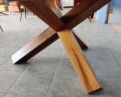 Mario Bellini La Rotonda Walnut Dining Table, Cassina, circa 1987