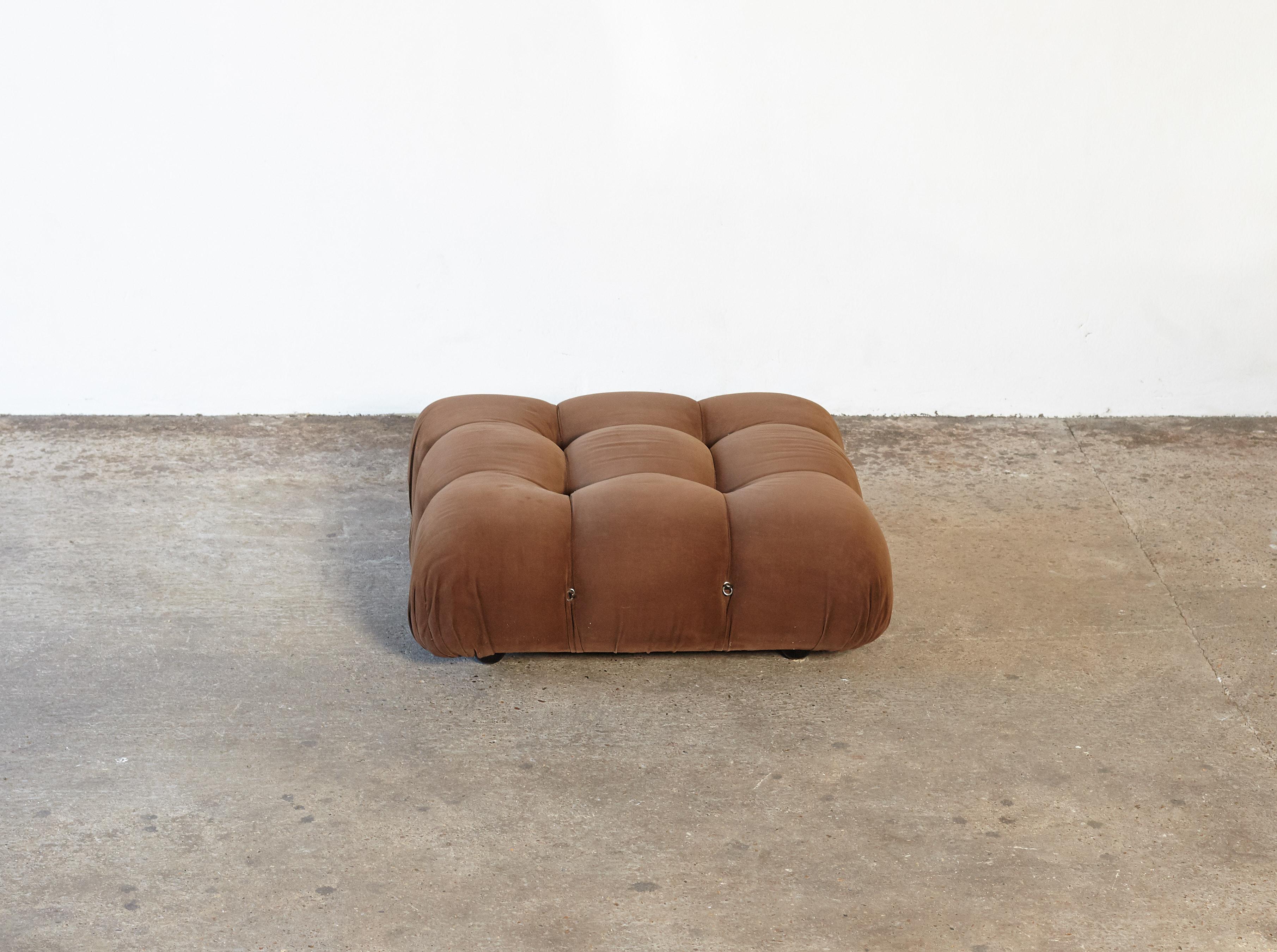 Mid-Century Modern Mario Bellini Large Camaleonda Sofa Element for Re-Upholstery, B&B Italia, 1970s