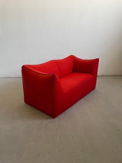 Mario Bellini Le Bambole ’07 Sofa B&B Italia in Red Wool, Removable Cover