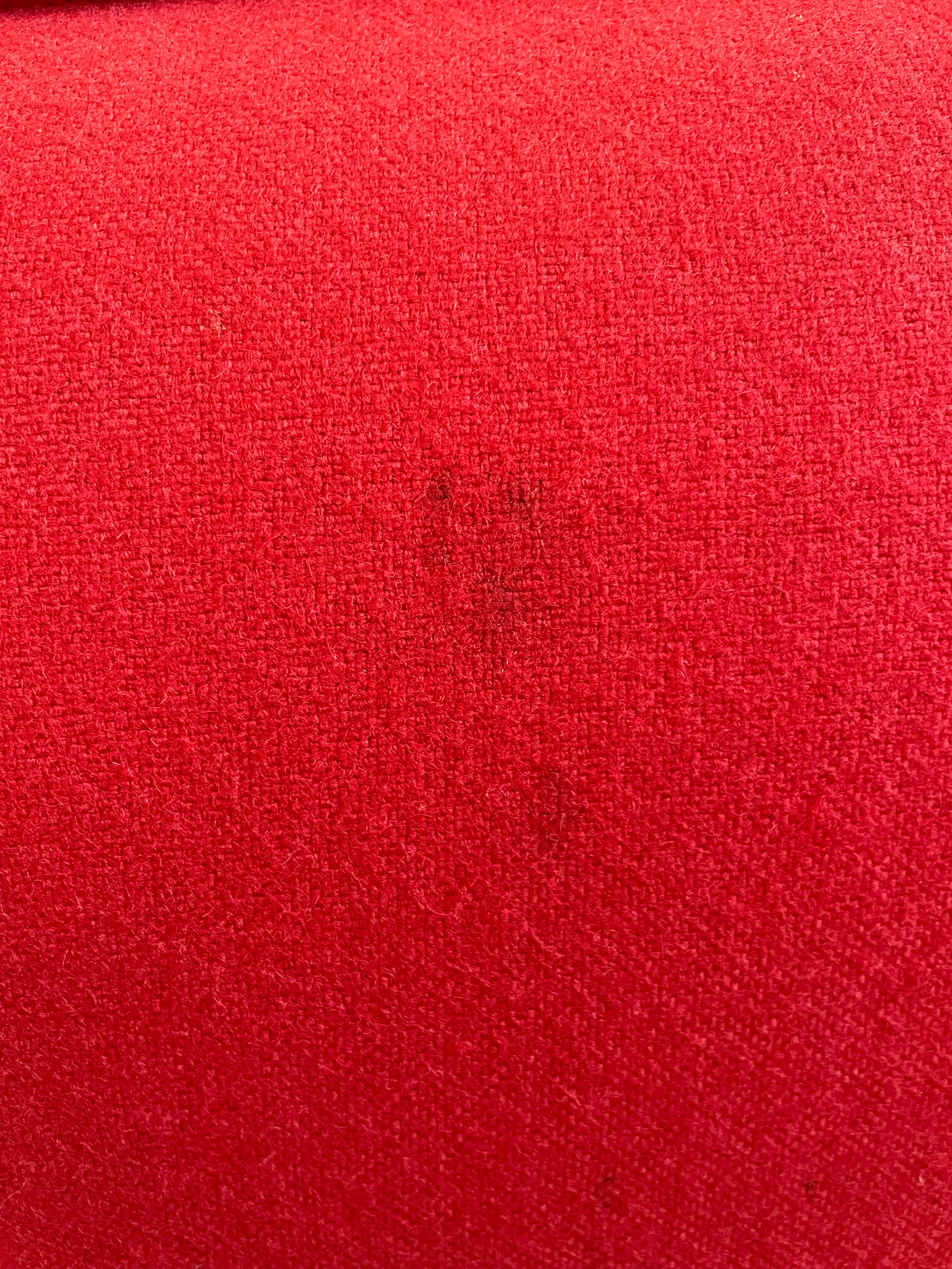XXIe siècle et contemporain Mario Bellini Le Bambole '07 Sofa B&B Italia in Red Wool, Removable Cover (Canapé Le Bambole '07 B&B Italia en laine rouge, couverture amovible) en vente