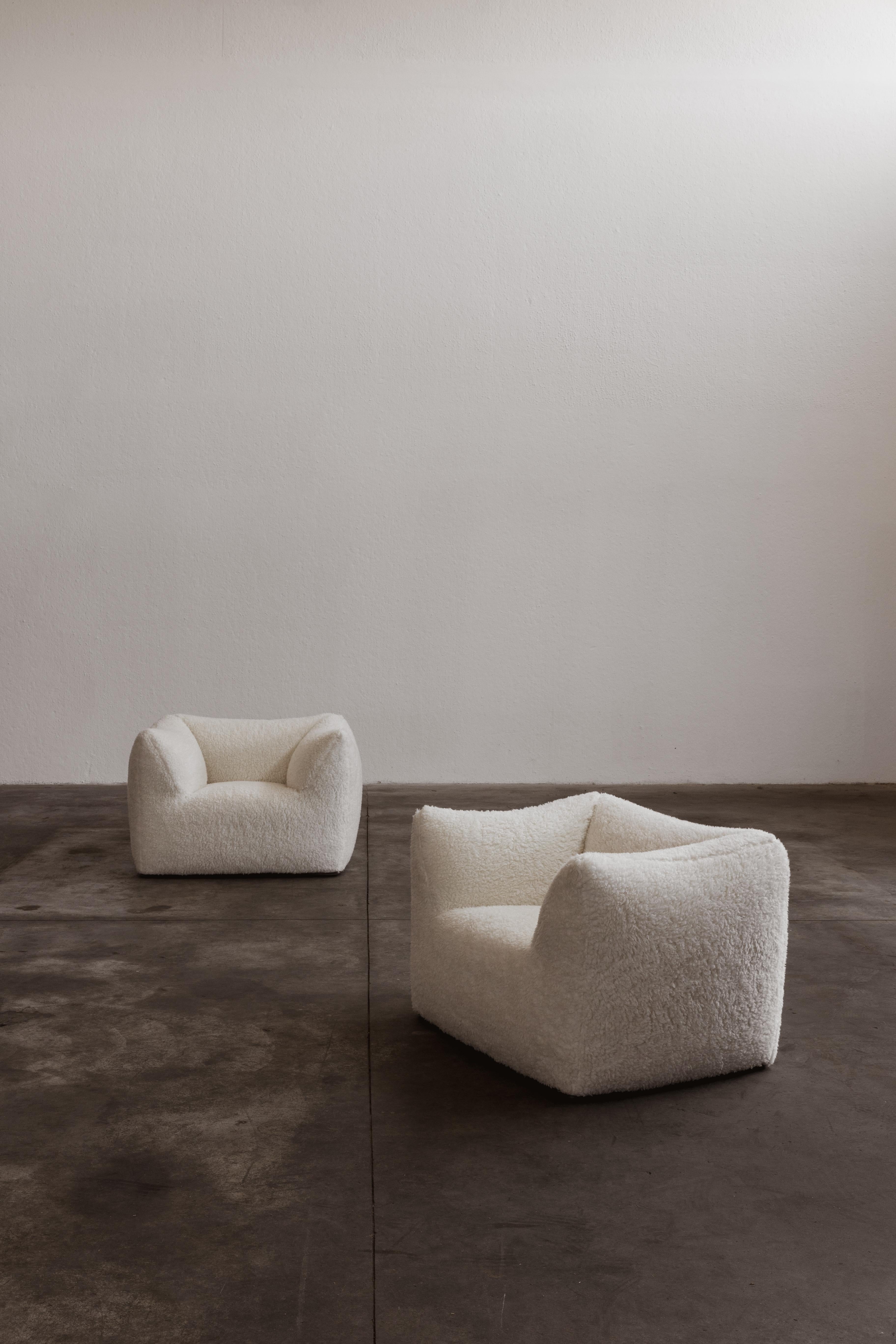 Late 20th Century Mario Bellini “Le Bambole” Armchairs for B&B Italia, 1971, Set of 2 For Sale