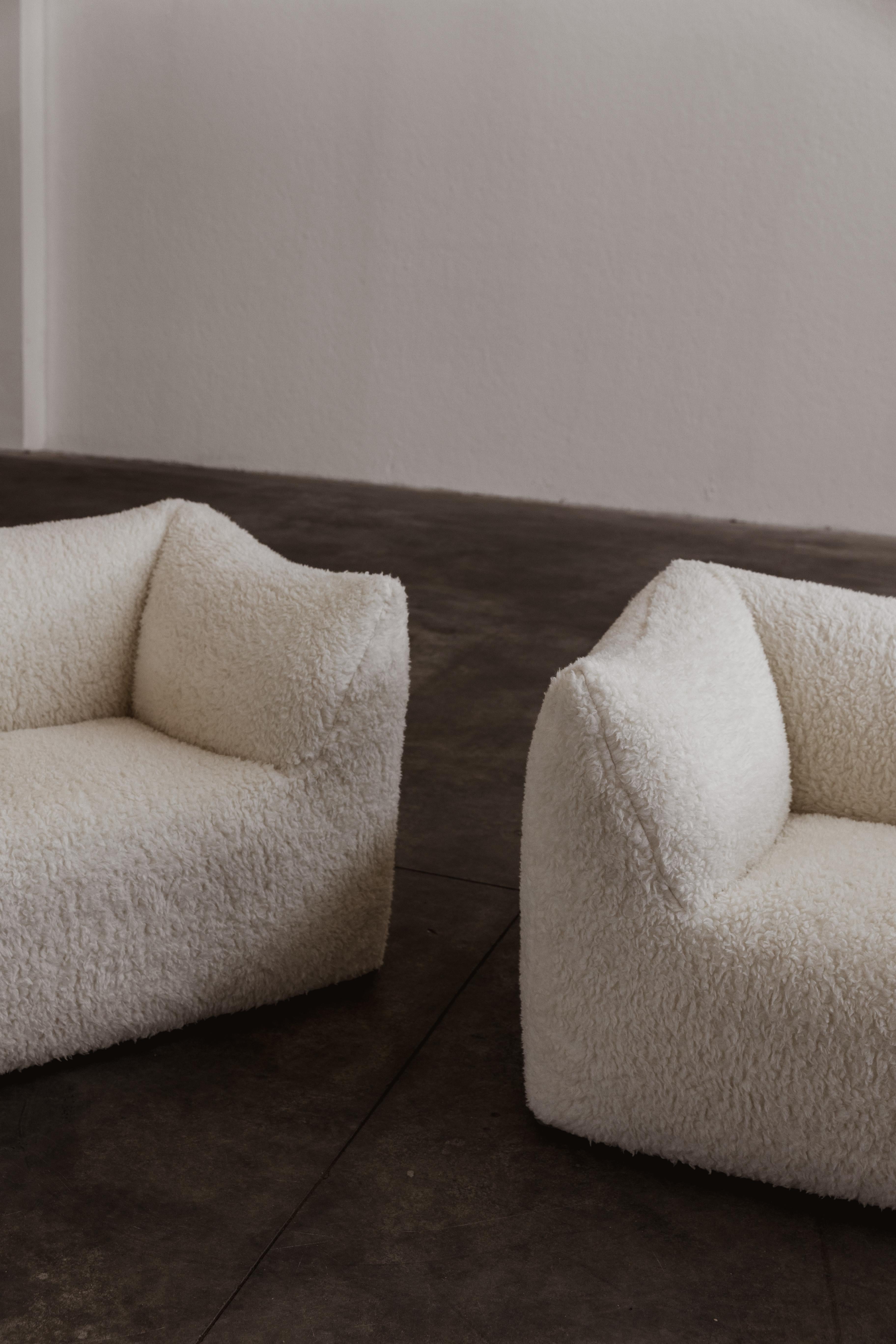 Mario Bellini “Le Bambole” Armchairs for B&B Italia, 1971, Set of 2 For Sale 1