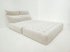 Mario Bellini " Le Bambole" Bed for B&B Italia, 1970s - Boucle Fabric