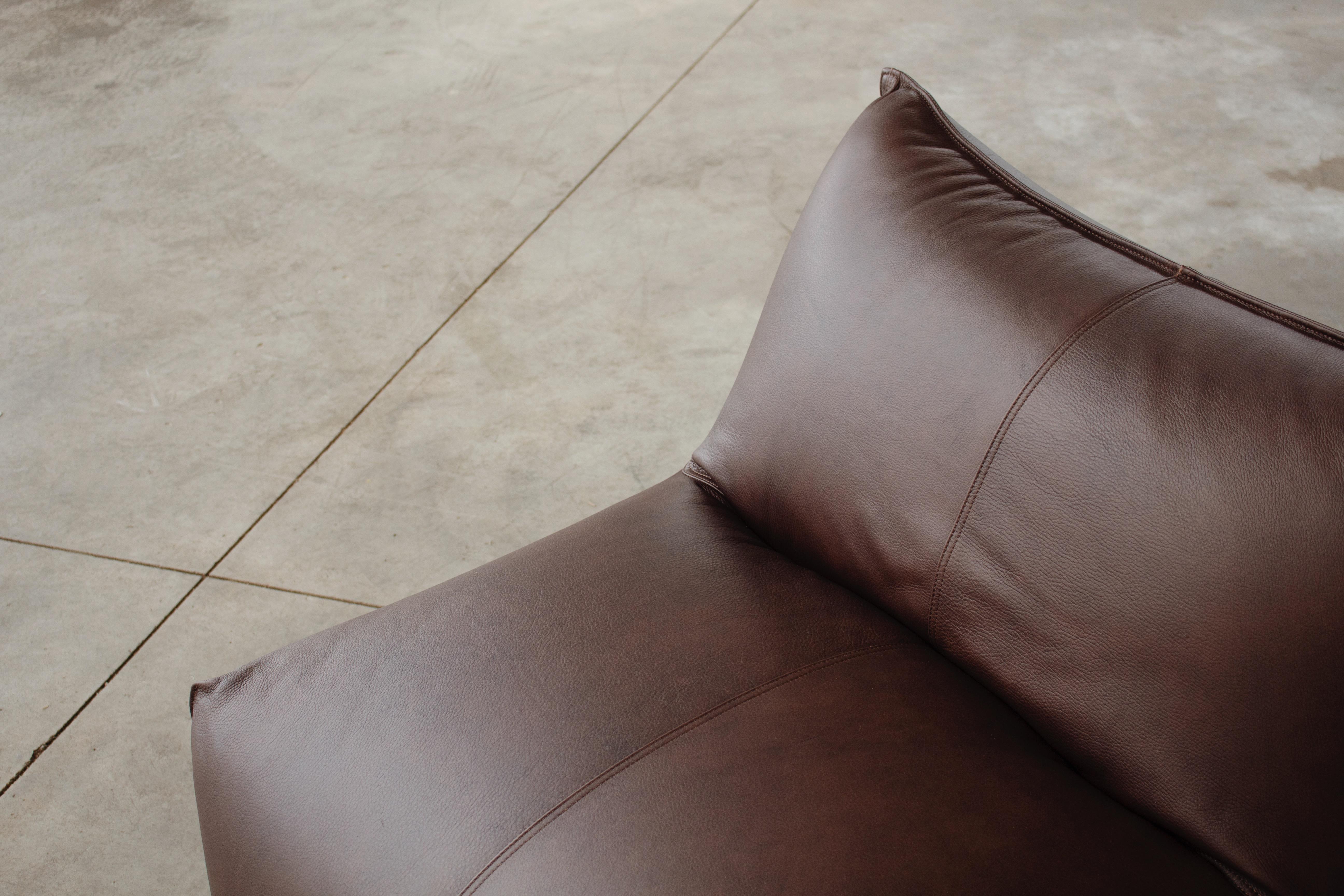 Mid-Century Modern Mario Bellini “Le Bambole” Easy Chairs for B&B Italia, 1971, Set of 2 For Sale