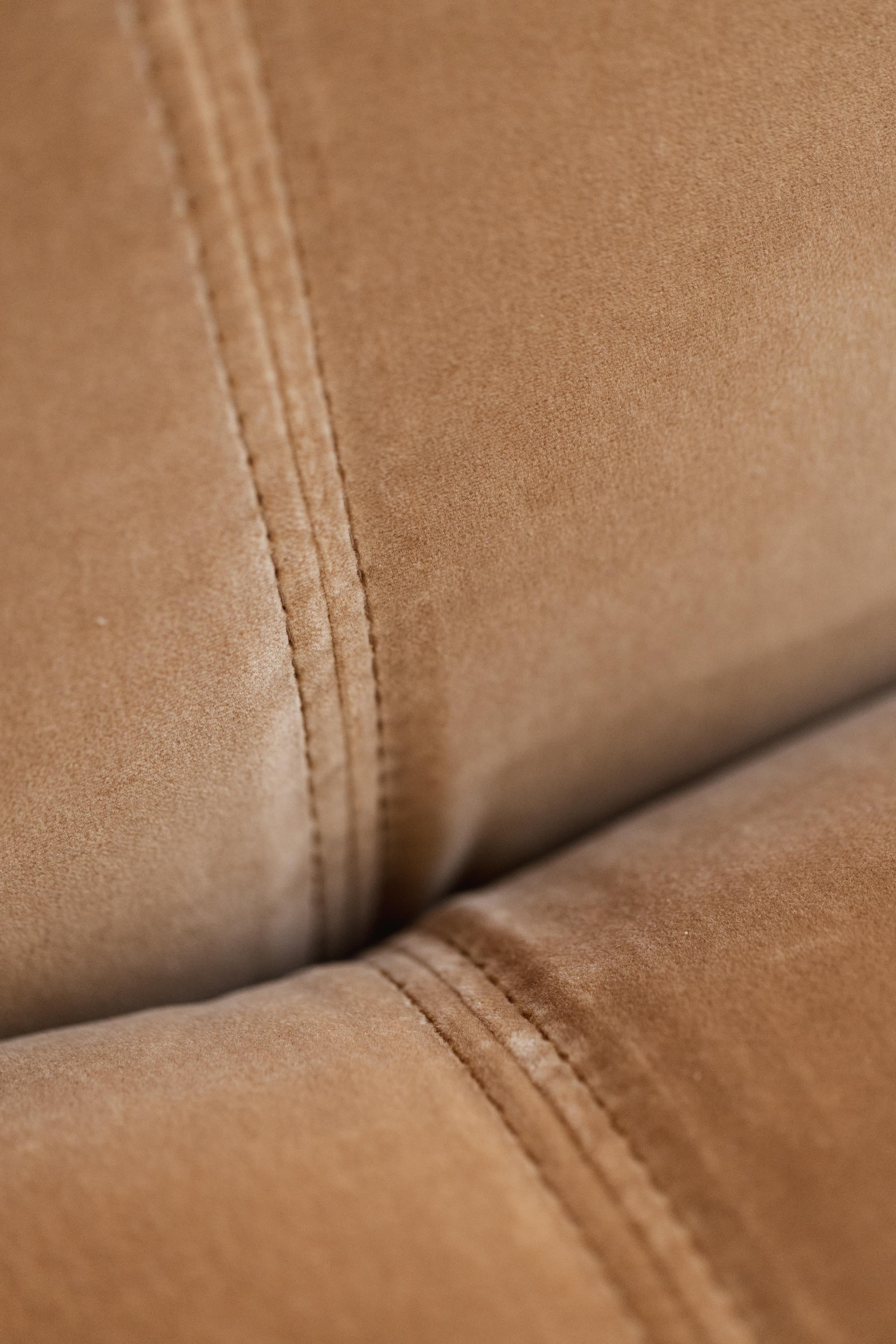 Mario Bellini Le Bambole Easy Chairs für B&B Italia, 1971, 2er-Set (Samt) im Angebot