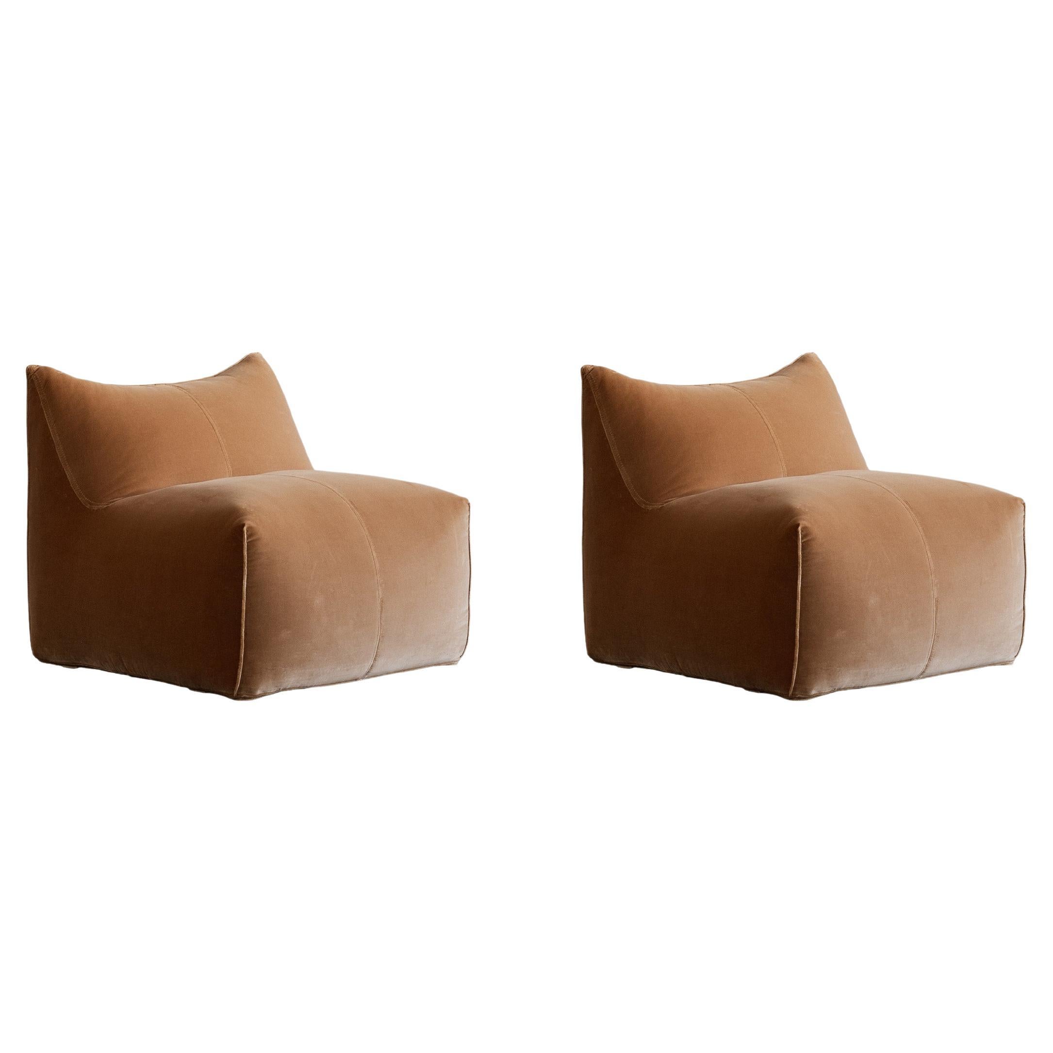 Mario Bellini Le Bambole Easy Chairs für B&B Italia, 1971, 2er-Set im Angebot