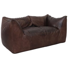 Mario Bellini 'Le Bambole' Leather Loveseat