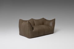 Mario Bellini ‘Le Bambole’ Leather Two-Seat Sofa for B&B Italia, 1972