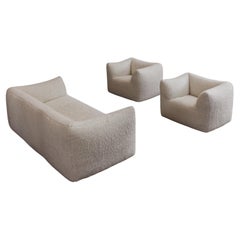 Ensemble de salon « Le Bambole » de Mario Bellini pour B&B Italia, 1971, ensemble de 3 pièces