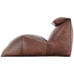 Mario Bellini, Le Bambole Lounge Chair, 1972 for C&B Italia Smooth Neckleather