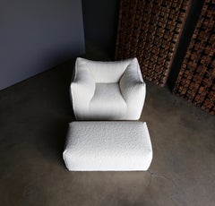 Mario Bellini "Le Bambole" Lounge Chair and Ottoman for B&B Italia