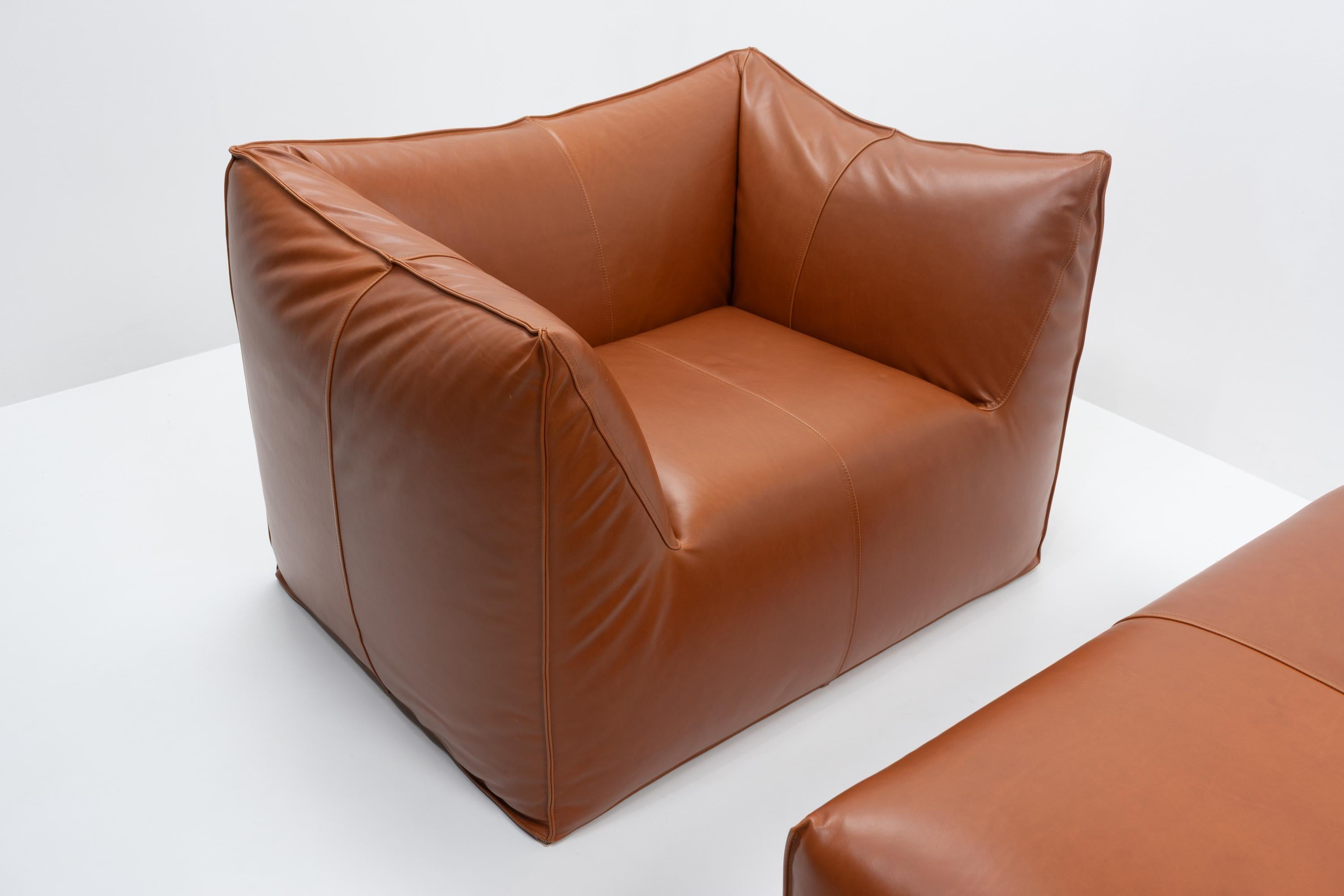 italien Mario Bellini, Le Bambole Lounge Chair & Ottoman for B&B Italia en vente