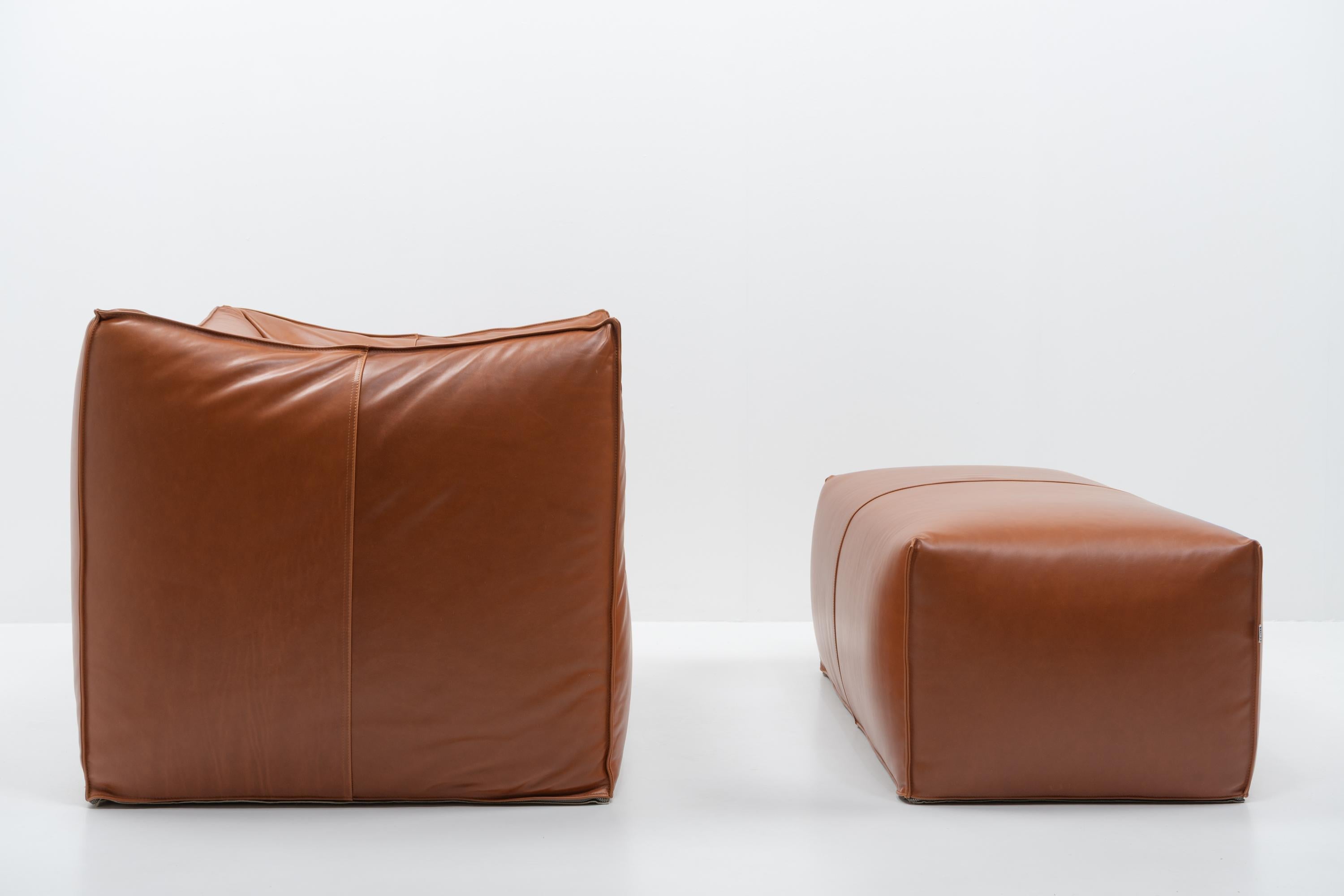 Mario Bellini, Le Bambole Lounge Chair & Ottoman for B&B Italia Bon état - En vente à Renens, CH