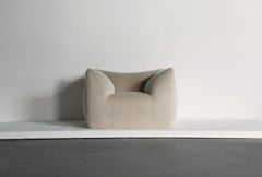 Mario Bellini Le Bambole Loungesessel, gepolstert mit Alpaka, B&B Italia, 1970er Jahre