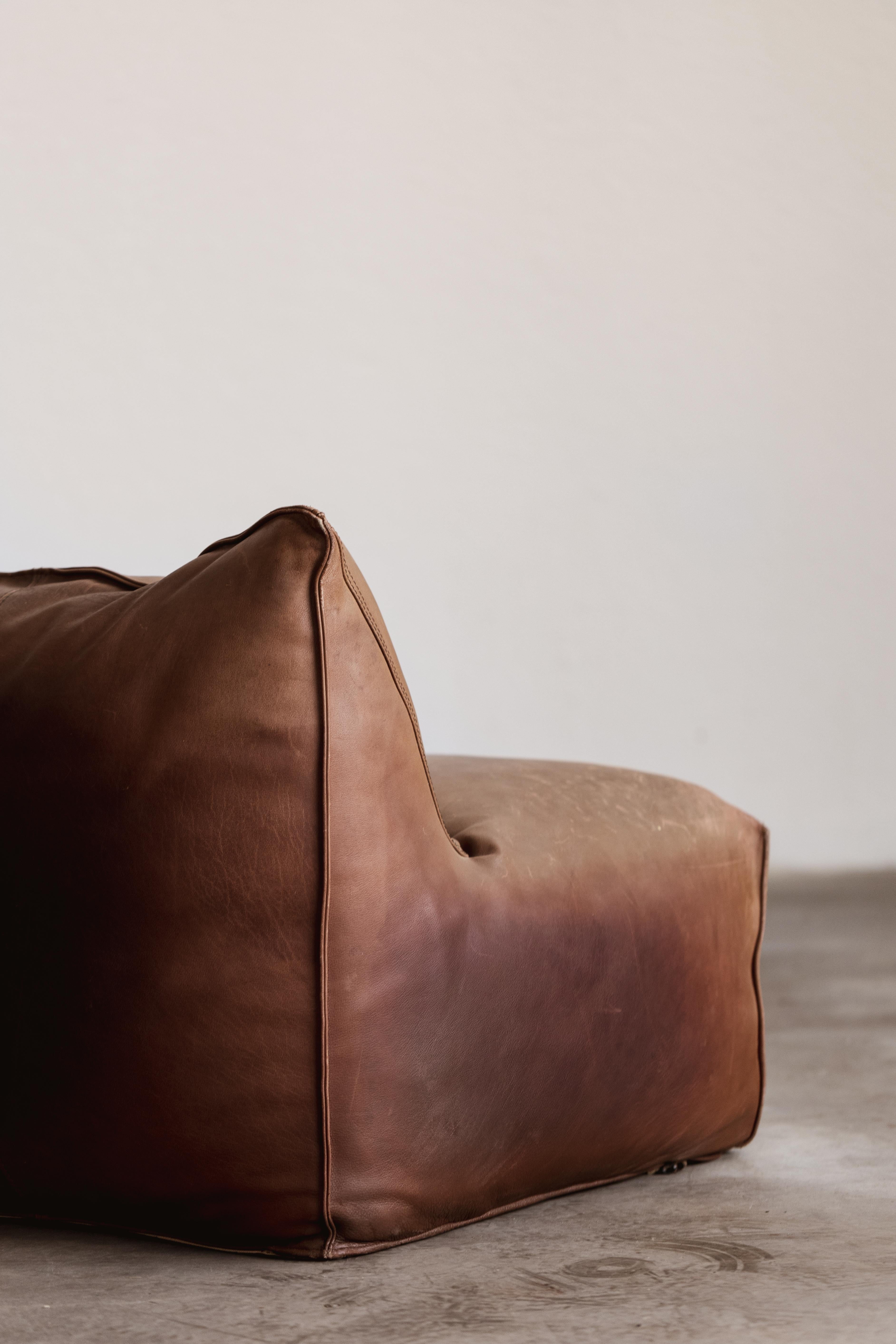 Mario Bellini Le Bambole Modular Set for B&B Italia, Leather, 1971, Set of 5 en vente 2