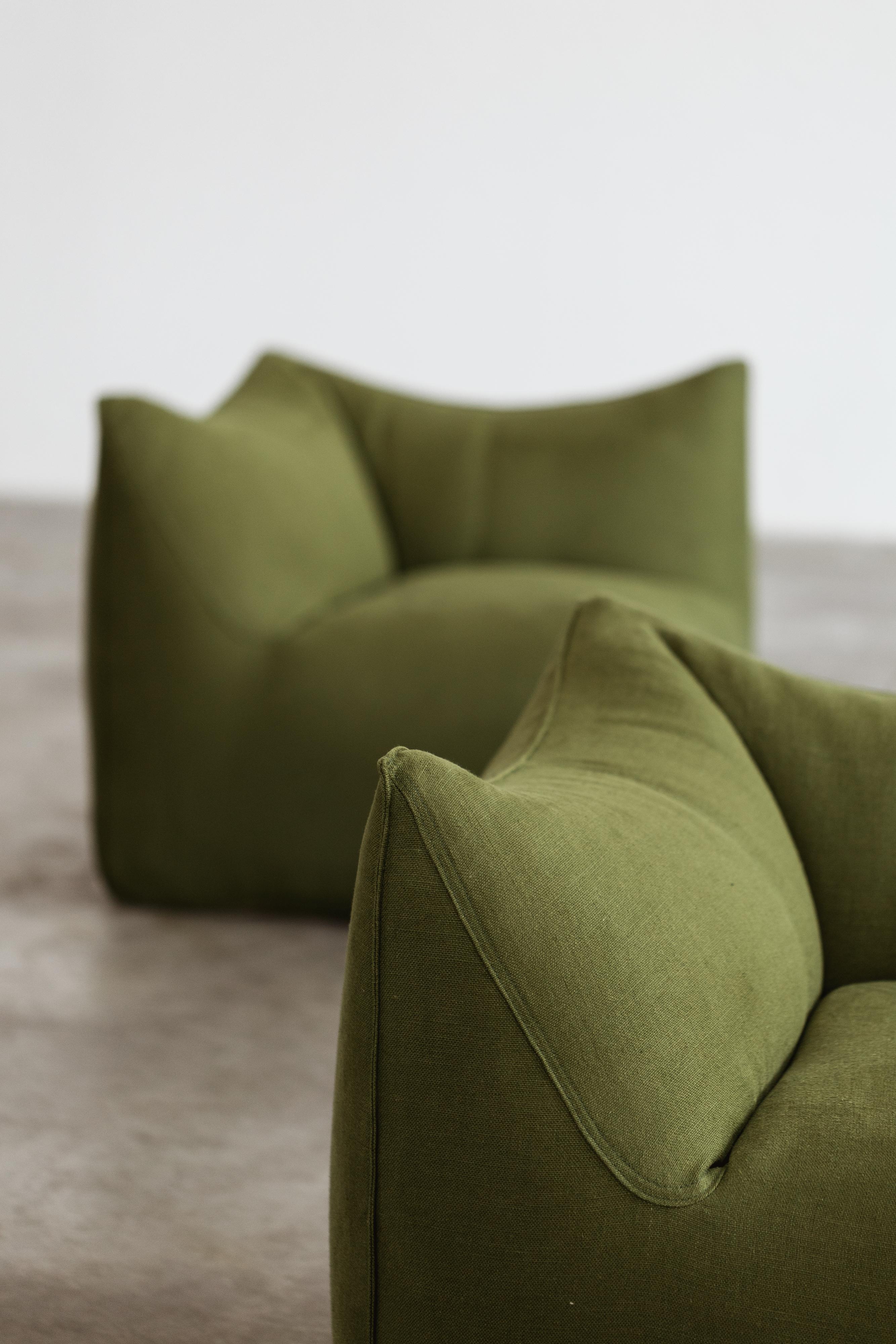 Mario Bellini Le Bambole Modulares Sofa für B&B Italia, 1971, 2er-Set im Angebot 3