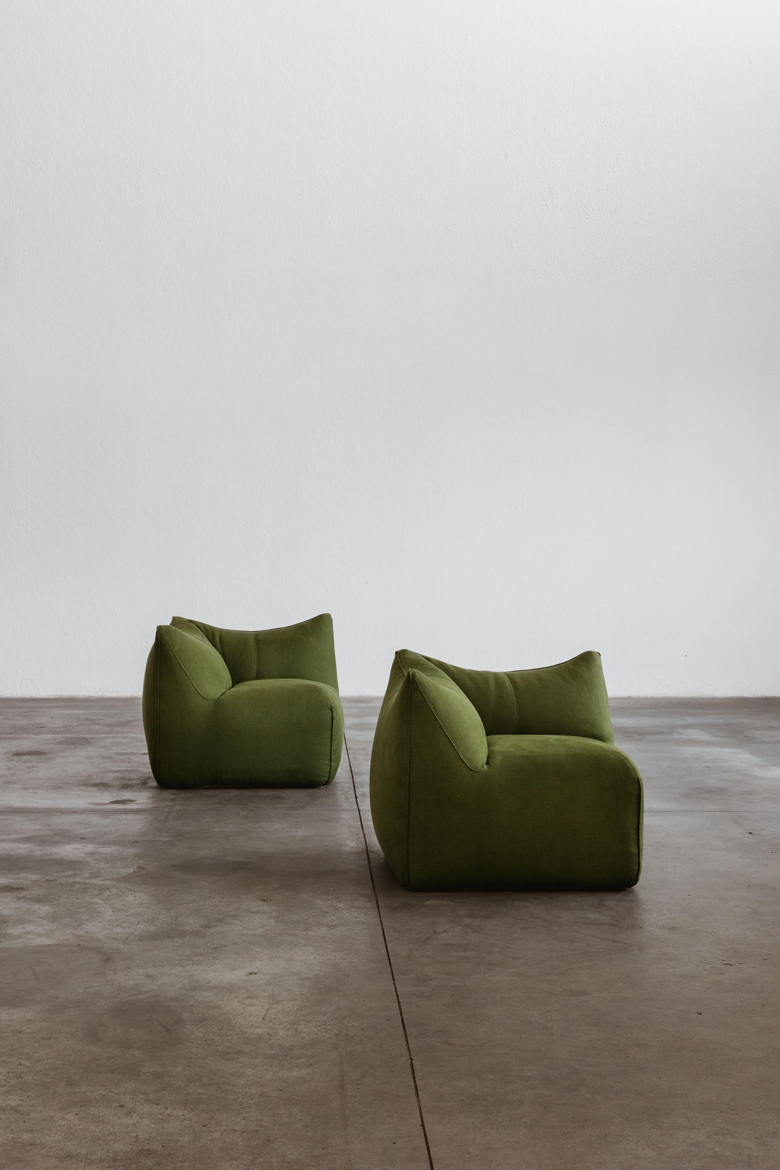 Mario Bellini Le Bambole Modulares Sofa für B&B Italia, 1971, 2er-Set (Ende des 20. Jahrhunderts) im Angebot