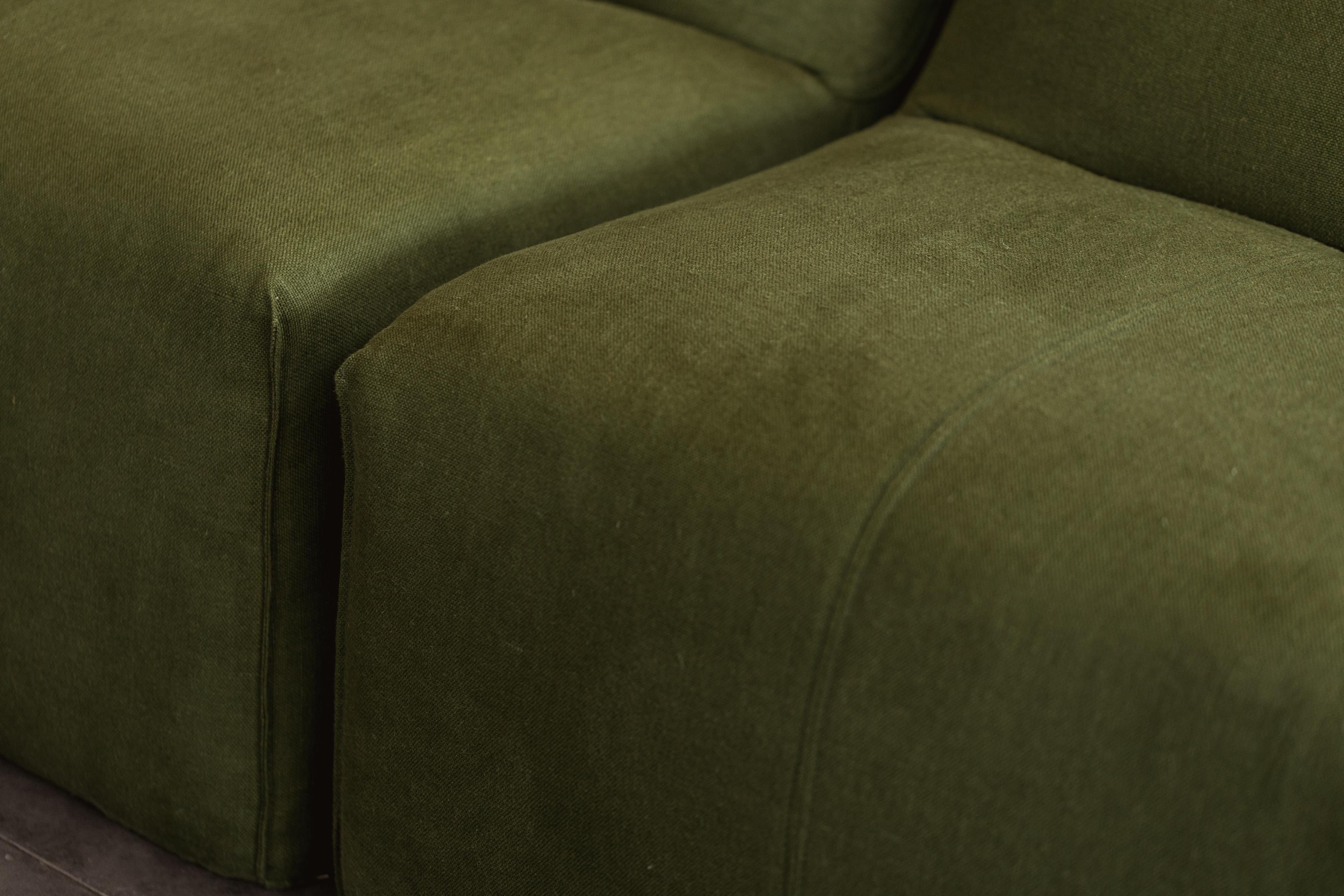 Mario Bellini Le Bambole Modulares Sofa für B&B Italia, 1971, 2er-Set (Stahl) im Angebot