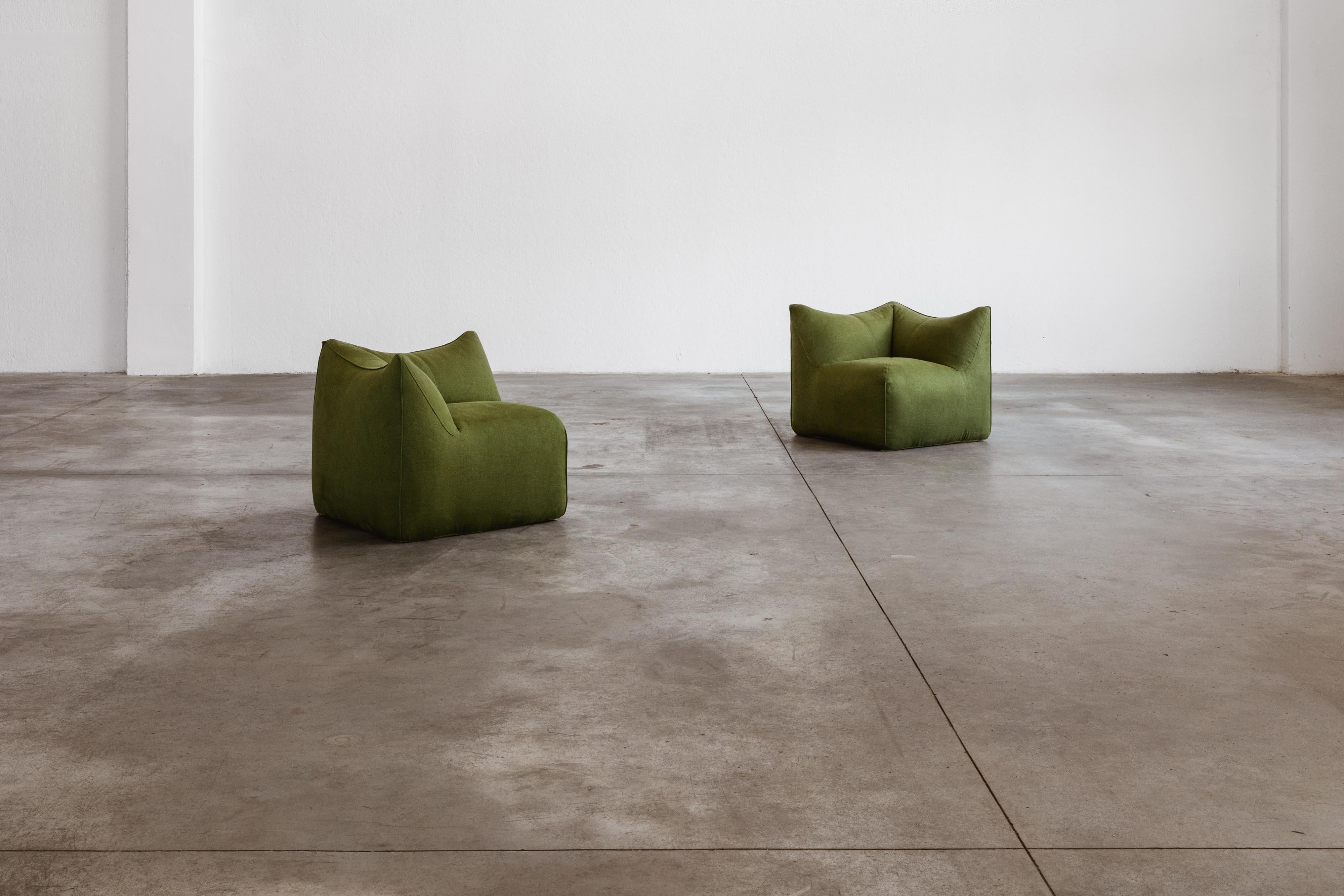 Mario Bellini Le Bambole Modulares Sofa für B&B Italia, 1971, 2er-Set im Angebot 1