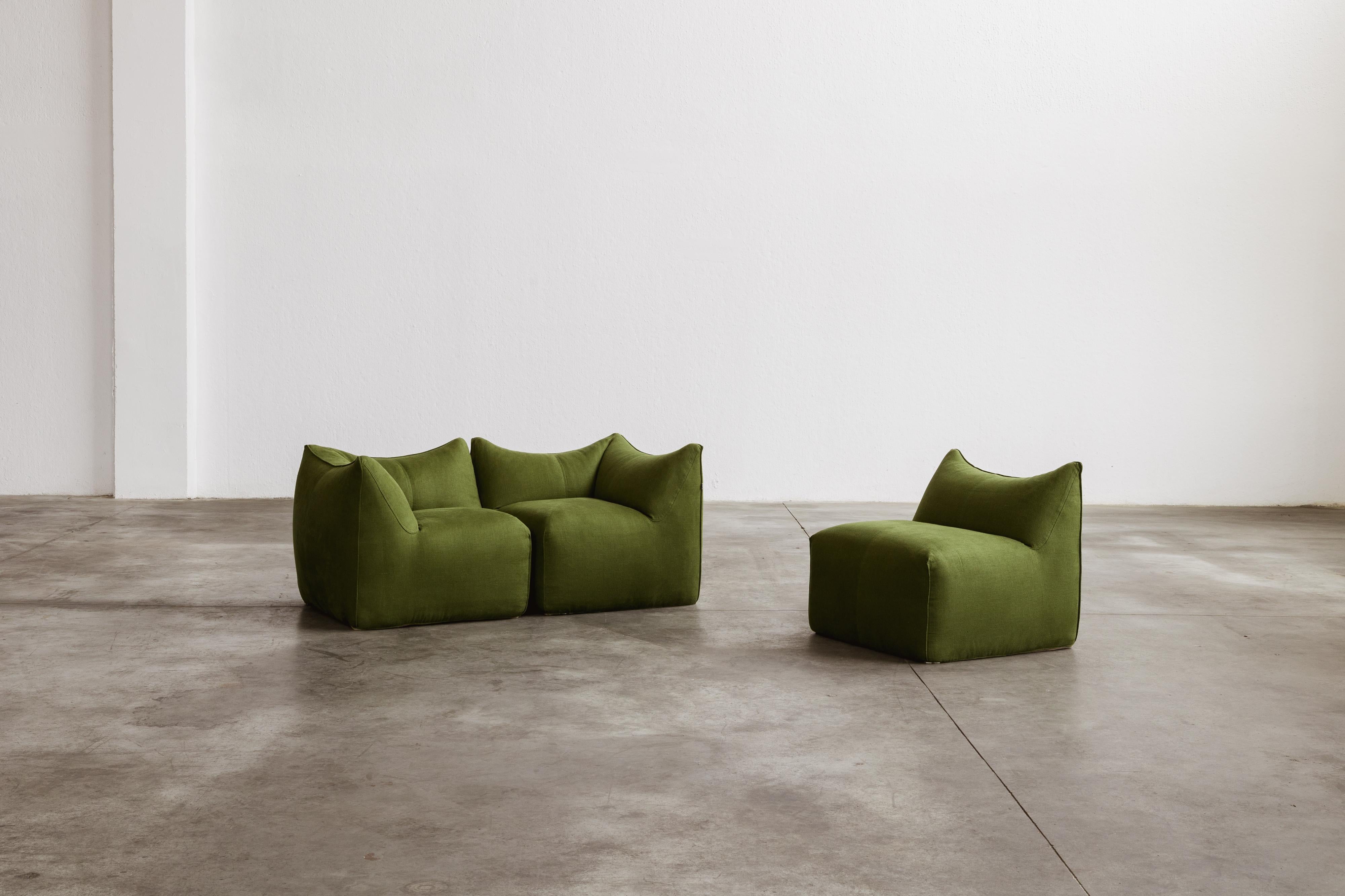 Mario Bellini “Le Bambole” Modular Sofa for B&B Italia, 1971, Set of 3 For Sale 3