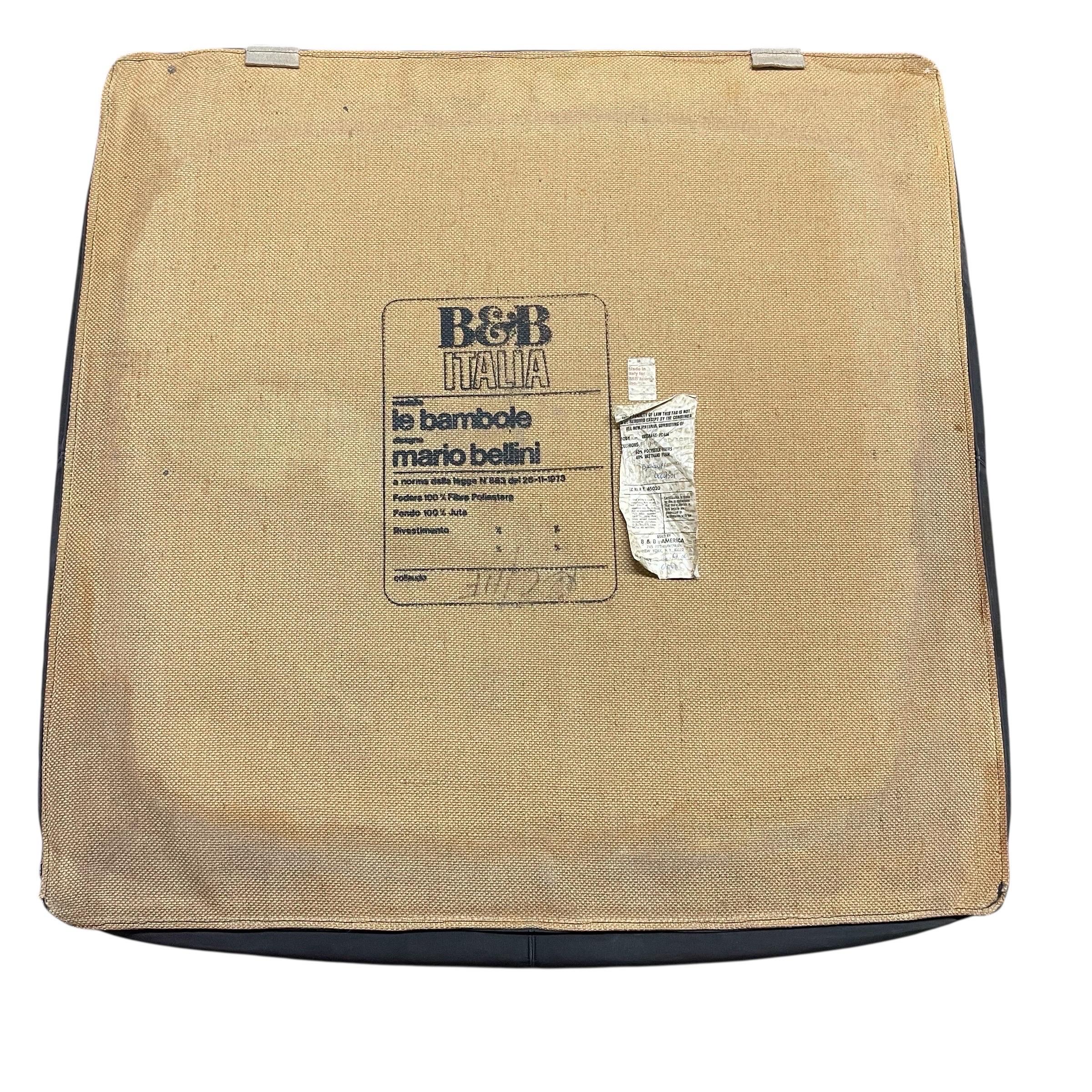 Mario Bellini Ottoman Le Bambole pour B&B Italia, Italie 1986 en vente 9