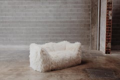 Mario Bellini "Le Bambole" Sofa for B&B Italia, Faux-Fur, 1971